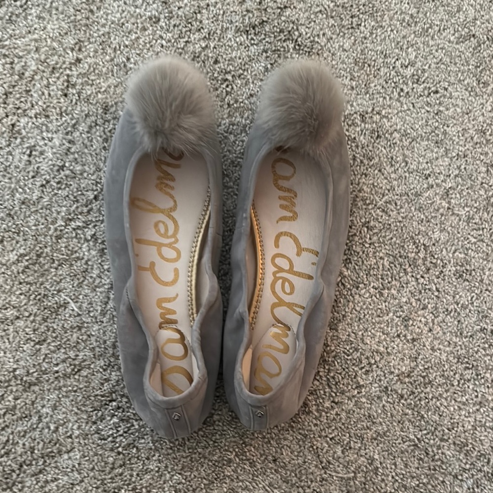 Sam Edelman Gray Women's Ballet Flats